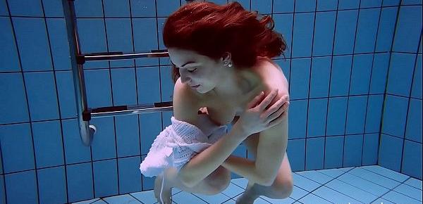 Polish teen Marketa underwater